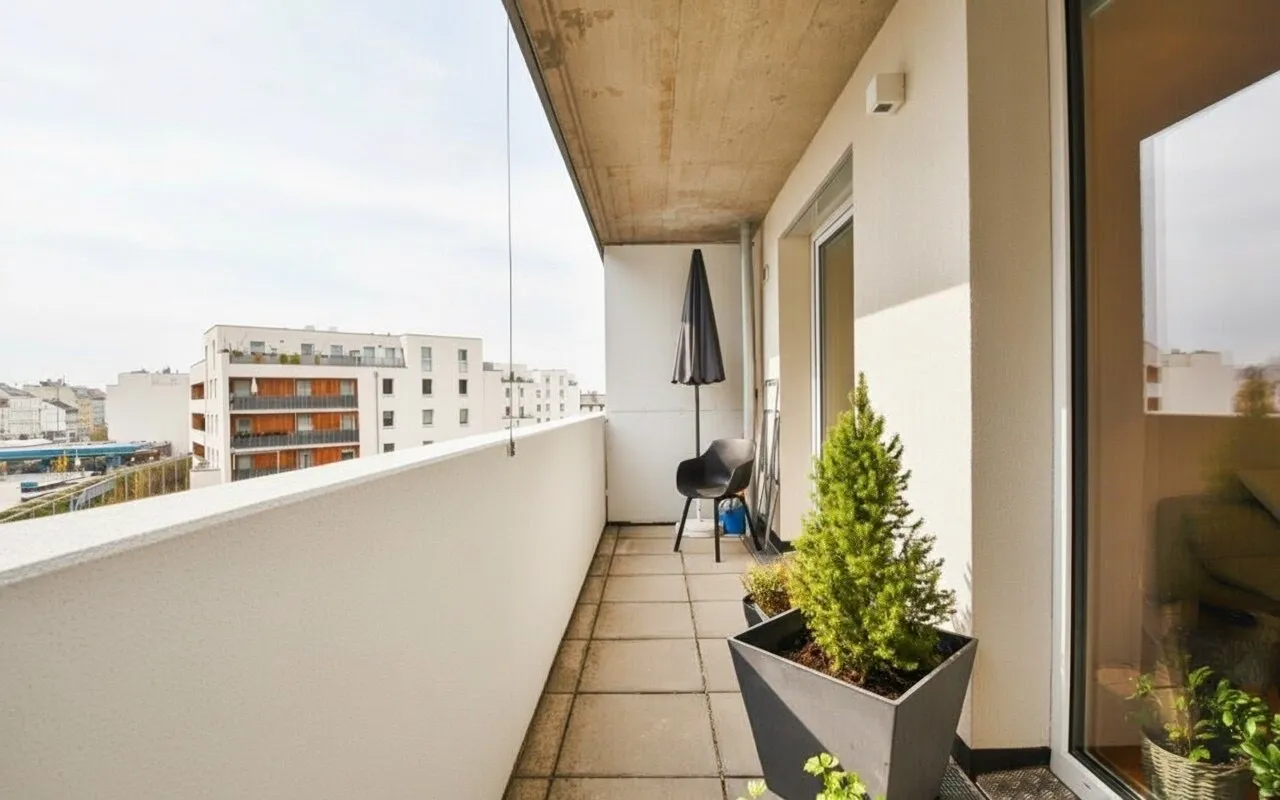 Charmante Neubauwohnung mit sonniger Loggia in Floridsdorf - Bild 1