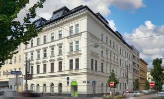 INITIATIVE TOP 100 - RAUS AUS GAS | 3-Zimmer Altbauwohnung mit Innenhofbalkon nahe dem Augarten | U4 Friedensbrücke
