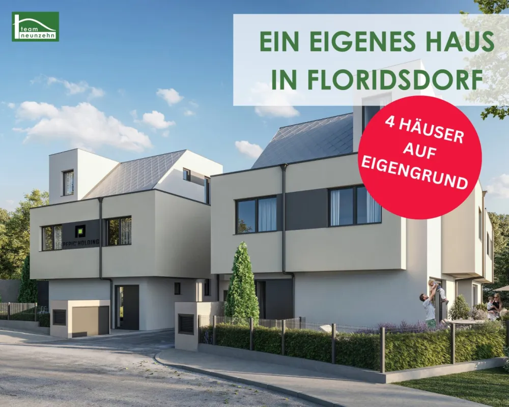 Ihr neues Zuhause in idyllischer Lage – Exklusive Einfamilienhäuser im 21. Bezirk! - Bild 1