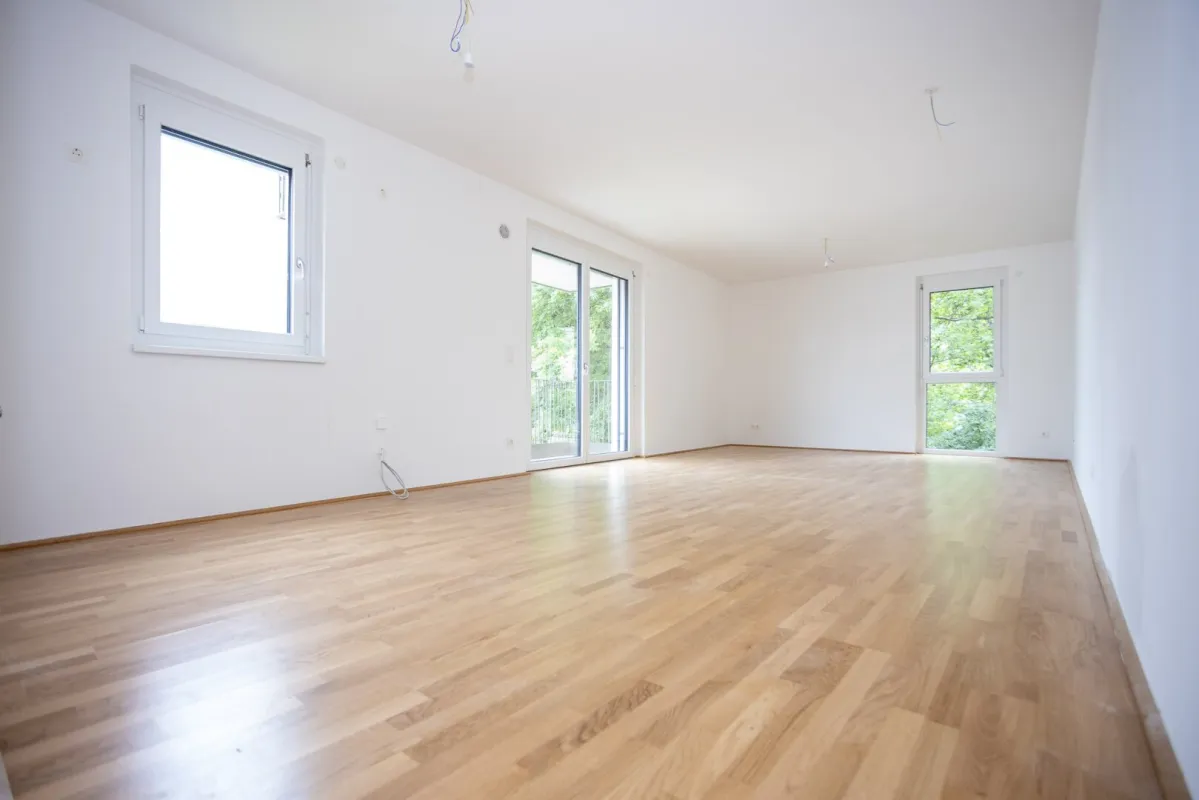 ERSTBEZUG "ein viertel grün" - traumhafte 3 Zimmerwohnung mit Freifläche und Tiefgaragenstellplatz - provsionsfrei - Bild 1