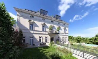 Historische Villa Seutter | sanierungsbedürftige 3 Zimmer-Gartenwohnung mit Atrium in Grünruhelage nähe U-Bahn | 4,40m Raumhöhe