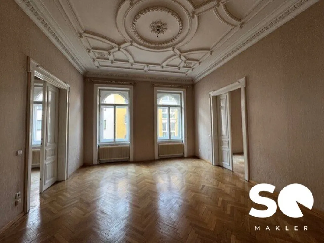 #SQ - NÄHE U2 RATHAUS! GENERALSANIERTE 5-ZIMMER-ALTBAUWOHNUNG MIT BALKON - Bild 1