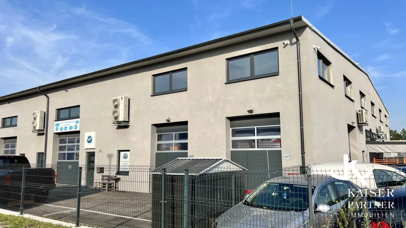 Moderne Halle mit Büro, 111m², Werkstatt möglich! - Bild 1