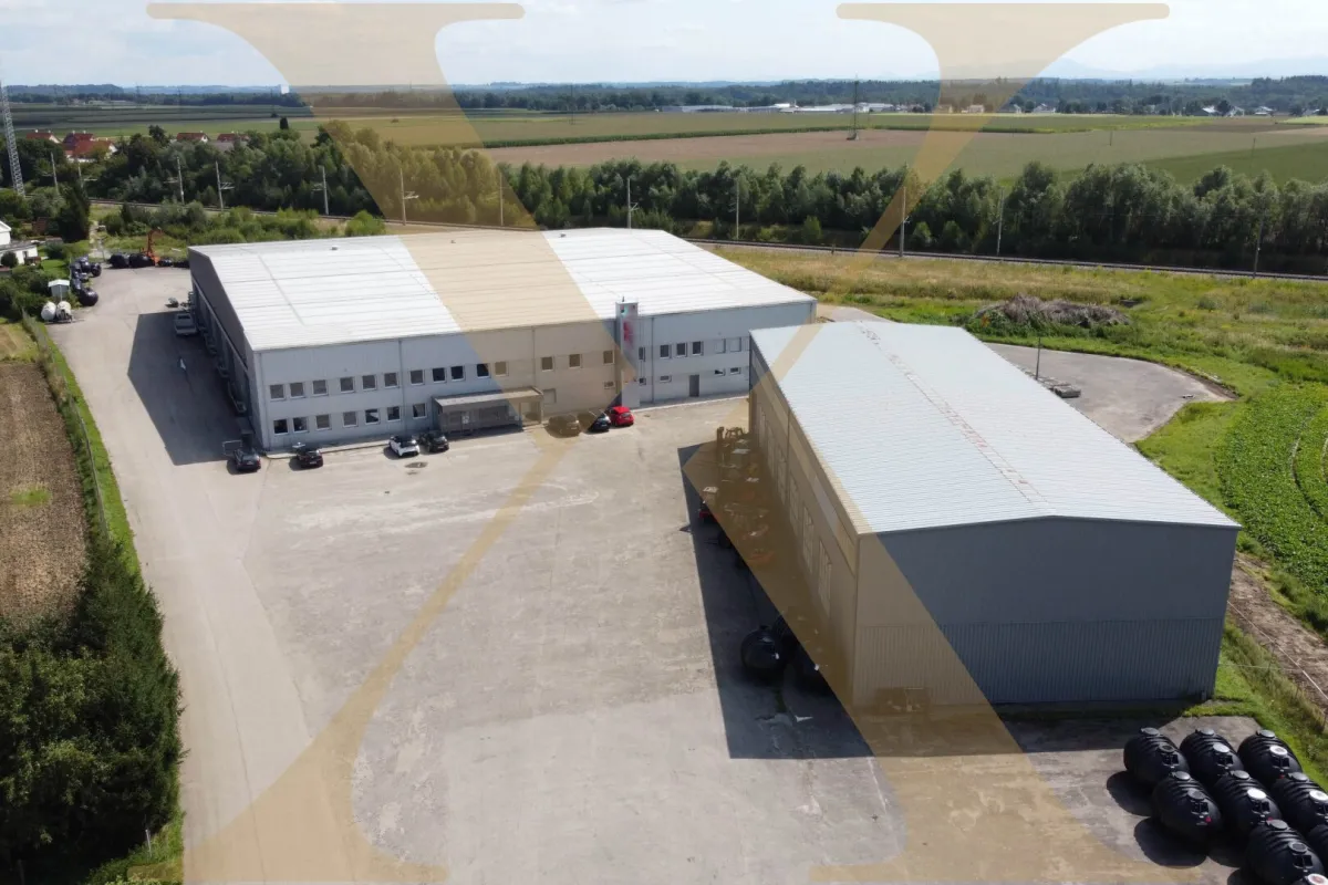 Lager-/Produktionshalle samt Rolltore und Hallenkran in Schlatt bei Lambach zu vermieten! - Bild 1