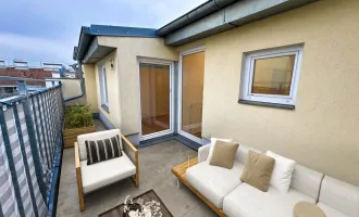 Dachgeschoß-Maisonette mit großzügiger Terrasse und Blick in den ruhigen Innenhof