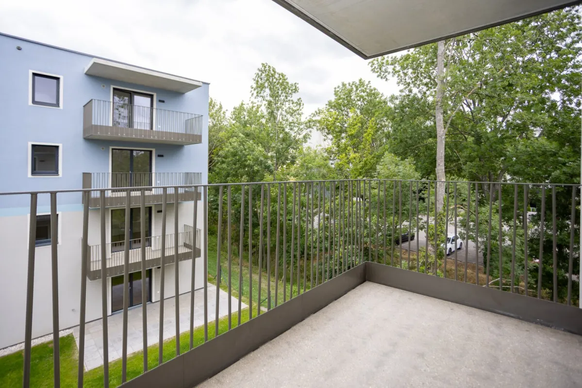ERSTBEZUG "ein viertel grün" - geräumige 2 Zimmerwohnung mit Balkon und Tiefgaragenstellplatz in Wr. Neustadt - provisionsfrei - Bild 1