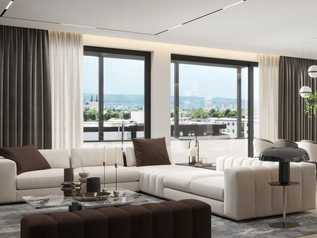 Exklusive Penthouse-Wohnung mit atemberaubender Terrasse und Panoramablick- Ideal auch als Büro Nutzbar - Bild 1