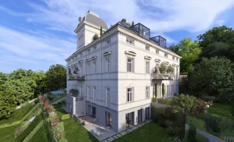 Wohnen wie Carl Freiherr Seutter in seiner Sommerresidenz | Wohnung mit ca. 139m², 4 Zimmern & 4,40 m Raumhöhe | Balkon geplant + Gartenoption & Parkplatz | sanierungsbedürftig