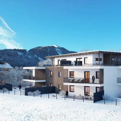 "Green Base" -  Wohnen im Grünen, Neubau 2-Zimmerwohnung, großer Balkon, ausgezeichnete Lage in Maishofen, Wohnbauförderung mögl. - Bild 3