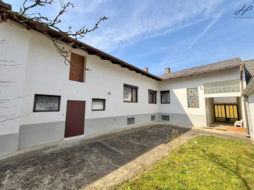 Klassisches Einfamilienhaus mit Nebengebäuden und Garten - Bild 1