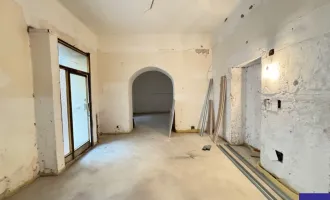 Rohbau: 77m² Büro- oder Geschäftslokal Nähe Taborstraße - 1020 Wien