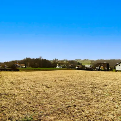 Genießen Sie die Ruhe mit Ausblick ins Grüne. - 20 Min. vor Graz. - Beliebte und naturnahe Lage bei Fernitz! - Bild 2