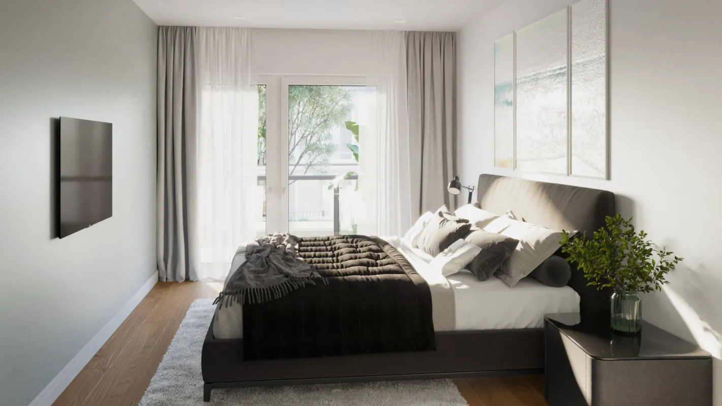 Moderne Terrassenwohnung in Wien, Erstbezug und traumhafter Terrasse - Bild 1
