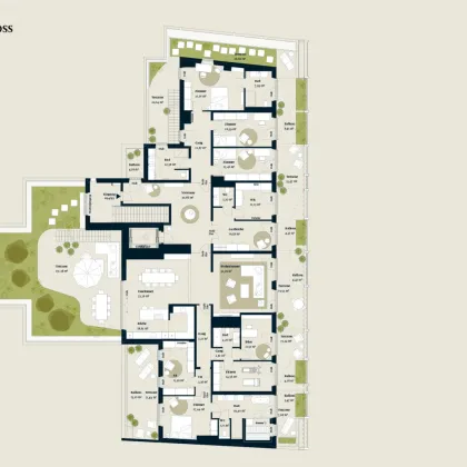 PENTHOUSE ÜBER GESAMTE GESCHOßEBENE PLUS DACHTERRASSENEBENE - Bild 2