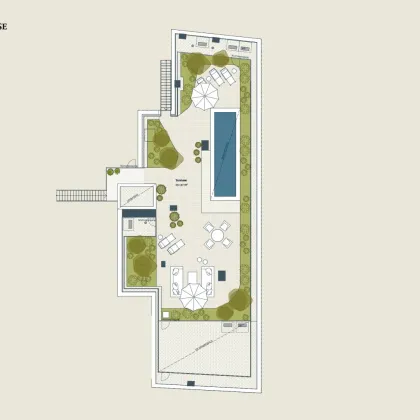 PENTHOUSE ÜBER GESAMTE GESCHOßEBENE PLUS DACHTERRASSENEBENE - Bild 3