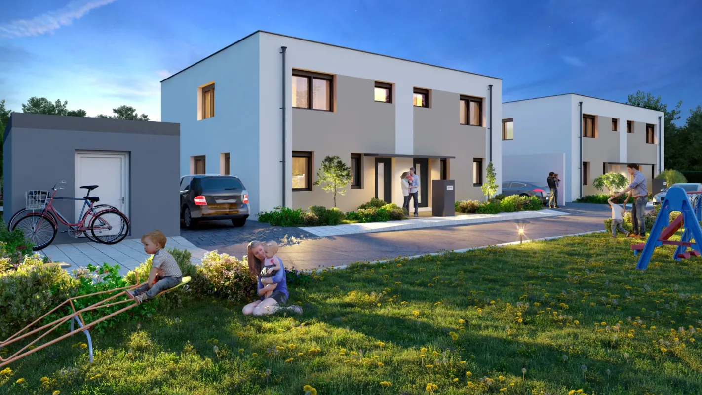 Exklusive Doppelhäuser zur Miete in Pottendorf – Ihr Traumhaus wartet! - 1/1 Haus 1 - Bild 1