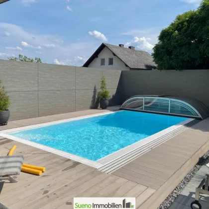 TOP Wohnhaus mit 2 (ev 3) Einheiten samt Pool, Garage und 1 Geschäftslokal - Bild 3