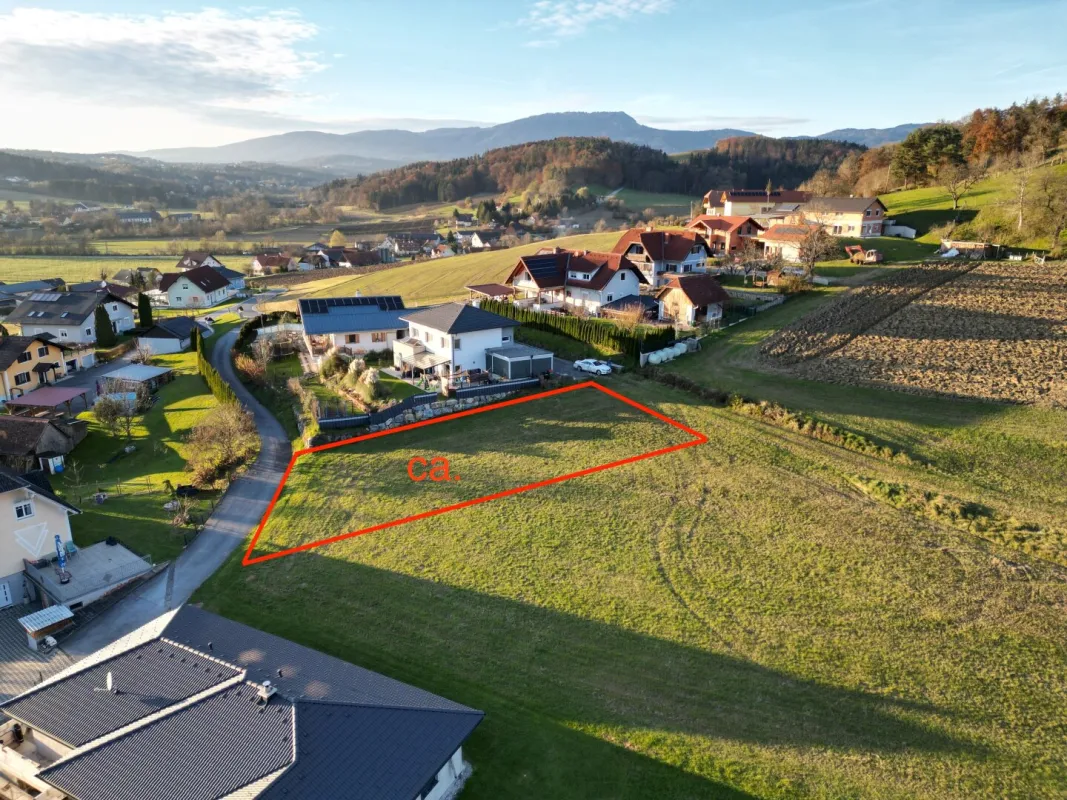 Sonniges Grundstück am Westhang, Eggersdorf bei Graz, GU – Provisionsfrei - Bild 1