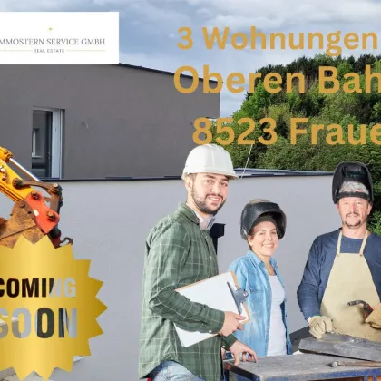 Baustart demnächst! Erdgeschoss-Wohnung Top 1 in einem Dreierhaus am Oberen Bahnweg 14a in 8523 Frauental! Provisionsfrei - Bild 3