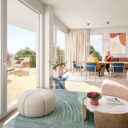 ALT EGGENBERG- Sonnige 2 Zimmer Wohnung mit Balkon und Blick ins Grüne - Bild 2
