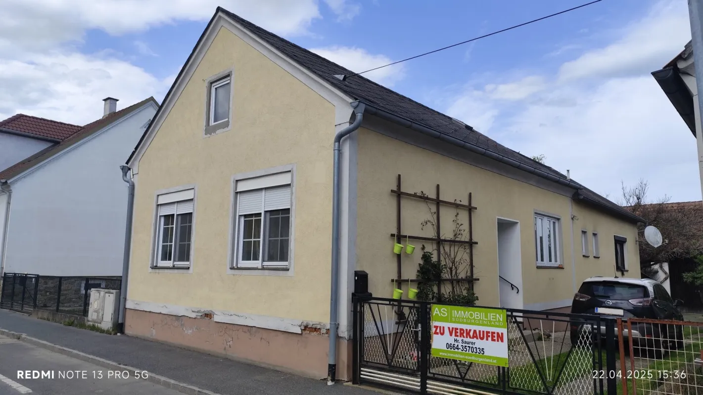 Gepflegtes Einfamilienhaus mit Garten und Nebengebäude in Oberwart - perfekt für Familien! - Bild 1