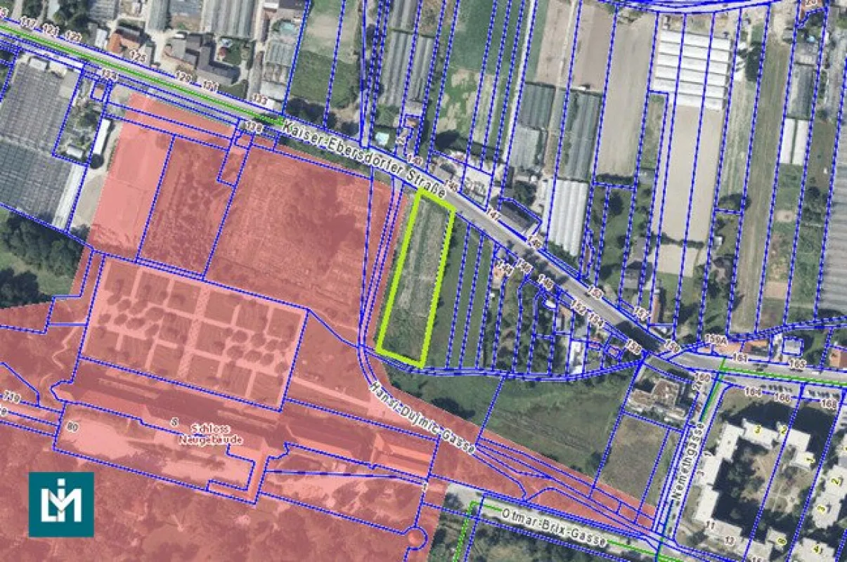 WALD- UND WIESENGÜRTEL IN 1110 WIEN (EZ 396 KG 01103 KAISEREBERSDORF GST.-NR. 1196) - Bild 1