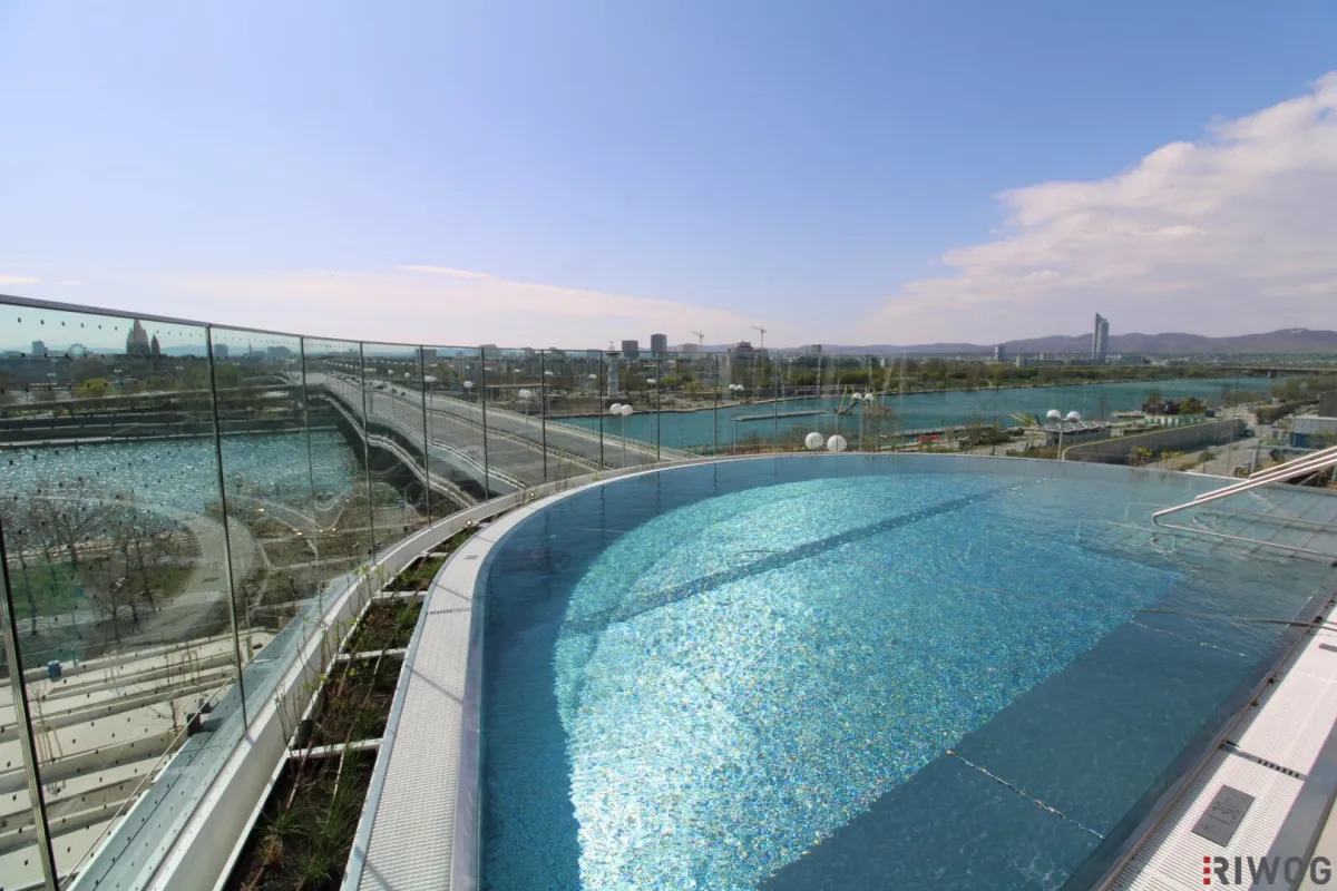 **DANUBEFLATS mit XXL Freifläche Richtung Innenstadt** 2 oder 3 Zimmer möglich - Bild 1