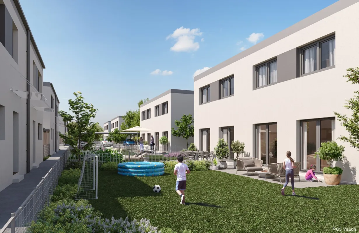 Sommer in Stoob - 16 Doppelhaushälften im mittleren Burgenland - Bild 1