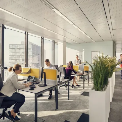 Büro im einzigartigen Hochhaus mit ausgezeichneter Infrastruktur und Panoramablick! - Bild 3