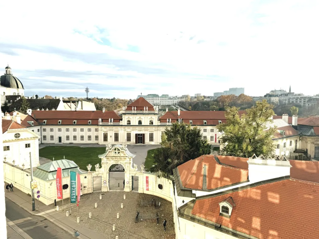 MODERNES BÜRO MIT BLICK AUF DAS SCHLOSS BELVEDERE - MIT EIGENER TIEFGARAGE - Bild 1