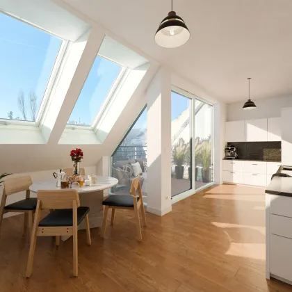 Dachgeschoss-Maisonette mit Fernblick in gehobener Lage - inkl. Möglichkeit zur freien Gestaltung - Bild 3