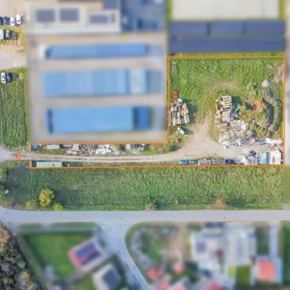 Gewerbegrundstück mit genehmigtem Bauprojekt für Lagerhallen und Büroeinheiten - Bild 2