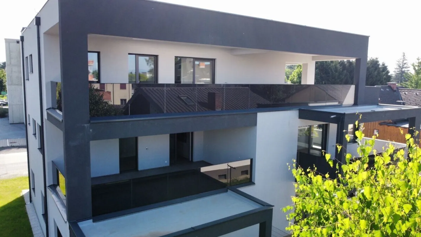 8010 GRAZ, Nähe ORF- Park, hochwertige 3- Zimmer Terrassenwohnung(Erstbezug), West- Ausrichtung, Tiefgaragearage &  nur 5 Wohneinheiten! - Bild 1