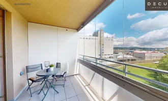 | AB SOFORT | 1. MONAT MIETFREI | 6. ETAGE | 2 ZIMMER | REININGHAUSPARK | GRAZER HAUPTBAHNHOF