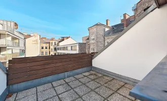 Hofseitige Terrassenwohnung in bester Stadtlage nächst Mariahilfer Straße