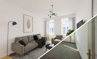 Ihr individuelles Wohnprojekt! 1-Zimmer-Wohnung nahe Matzleinsdorfer Platz