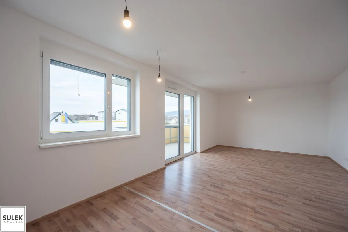 3 Zimmer Erstbezugswohnung mit Balkon, 2 KFZ-Stellplätzen - jetzt zu mieten, später zu kaufen (Eisenstadt) - Bild 1