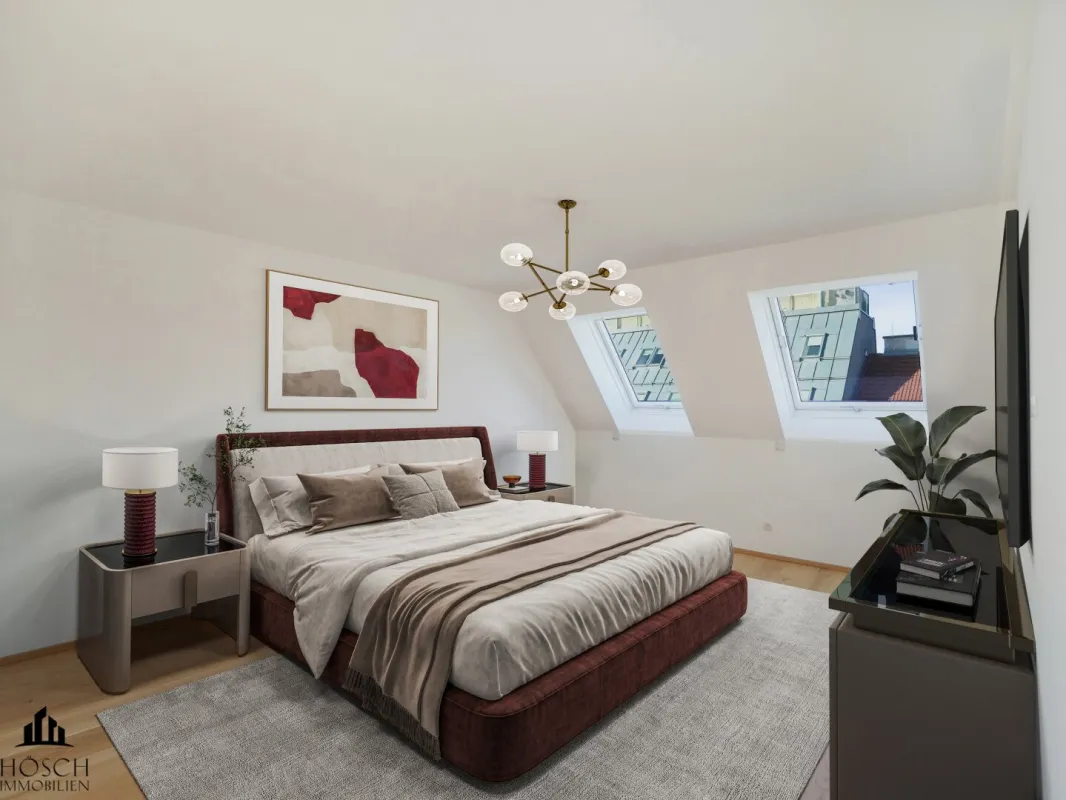 Exklusive 3 Zimmer Dachgeschoßwohnung – nahe Schönbrunn! - Bild 1