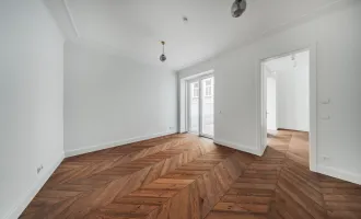Hofseitiger Erstbezug mit großer Terrasse nächst Donaukanal und Servitenviertel