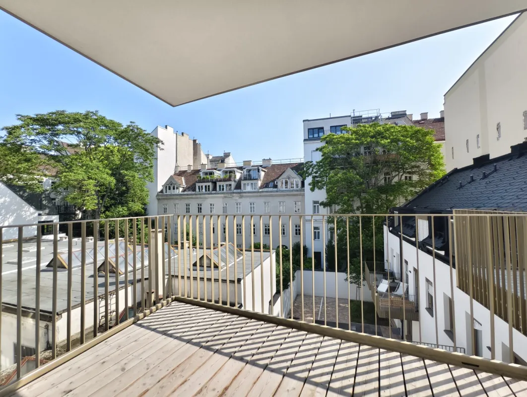 Stil trifft Wohlfühlambiente - Das Stadthaus Miller - Ruhige Hofwohnung mit Balkon - Exzellente Lage Nahe Mariahilfer Str. & Westbahnhof - Bild 1
