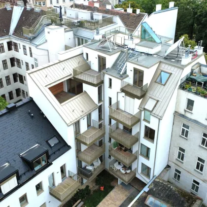 Das Stadthaus Miller - Lichtdurchfluteter Dachgeschosstraum in exzellenter Lage Nahe Mariahilfer Str. & Westbahnhof - Stil trifft Wohlfühlambiente - Bild 2
