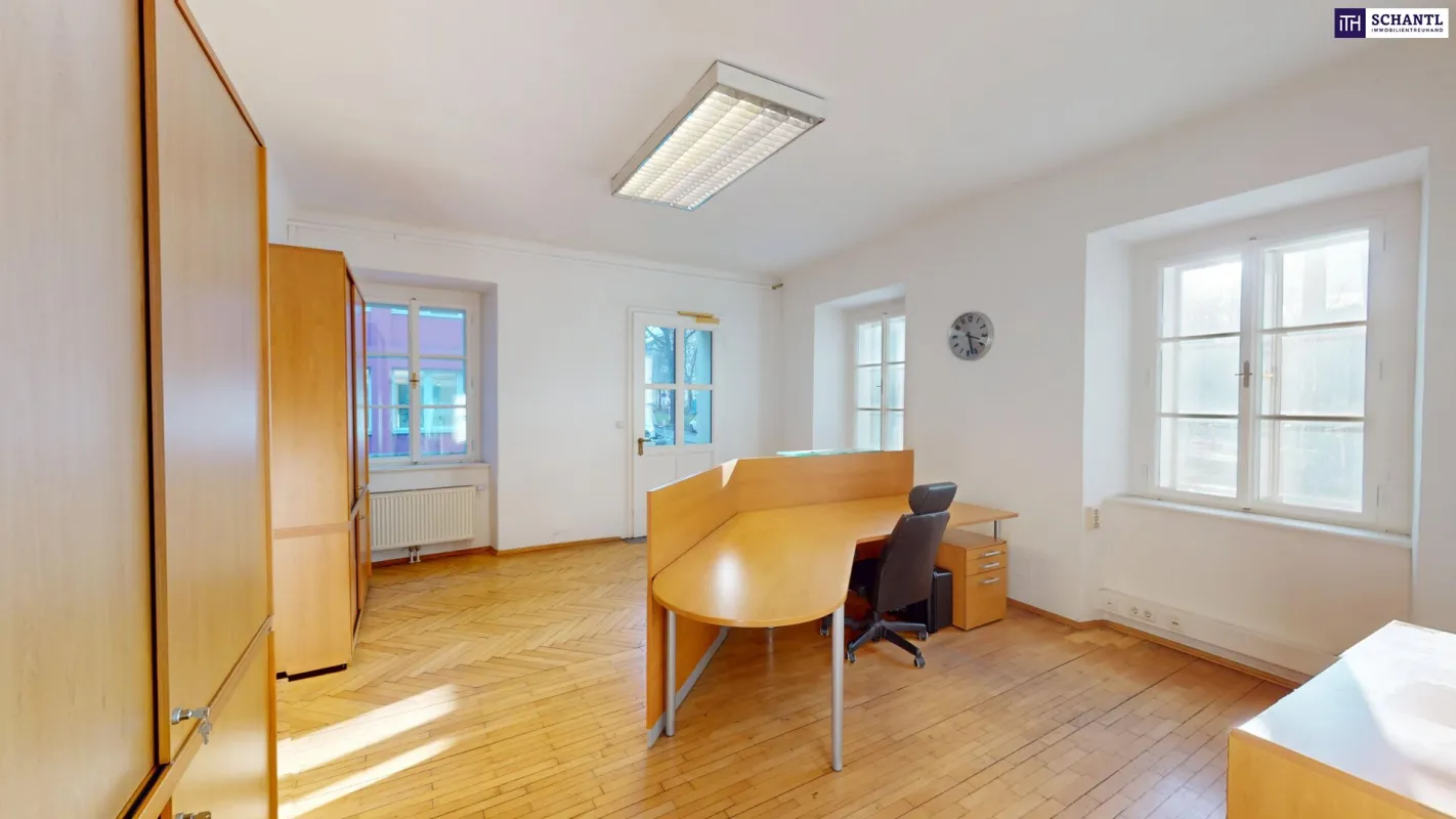 Repräsentative Gewerbeimmobilie mit Altbauflair in zentraler Lage - ca. 150 m² Raum für kreative Ideen! Gleich anrufen und Besichtigungstermin vereinbaren! - Bild 1