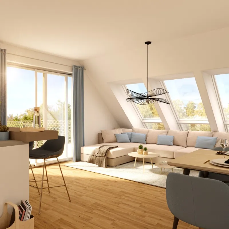 Modern wohnen, nachhaltig temperieren - DG-Wohnung nähe Hietzinger Bad - Bild 1
