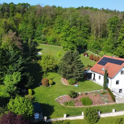 Idyllisch wohnen mit Weitblick – großzügiges Wohnhaus auf großem Grund mit Baulandreserve in Toplage am Waldrand - Bild 3