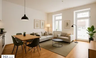 Kleine 2-Zimmer-Oase mit eigenem Garten und direkter U-Bahn-Anbindung in Top-Lage des 3. Bezirks