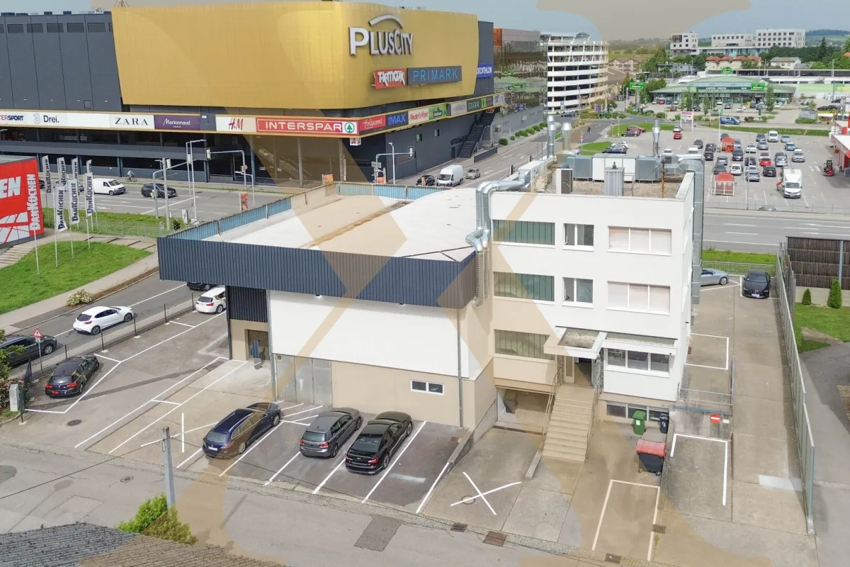 Helles 2-Raum-Büro in frequentierter Lage neben der Plus-City/Pasching zu vermieten! - Bild 1