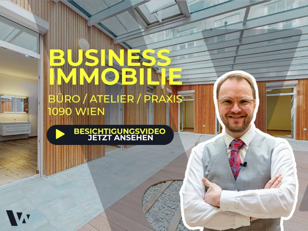 EINZIGARTIGES ATELIER MIT ÜBERDACHTEM INNENHOF | VIDEO-PRÄSENTATION - Bild 1