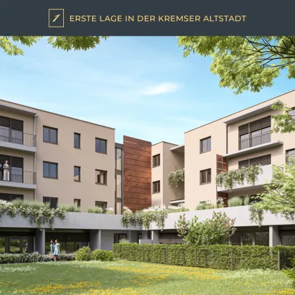 Krems, Altstadt, Neubau, Erstbezug: 4 Zimmer, 129m² Wfl., Loggia, Balkon, H12/T20 - Bild 3