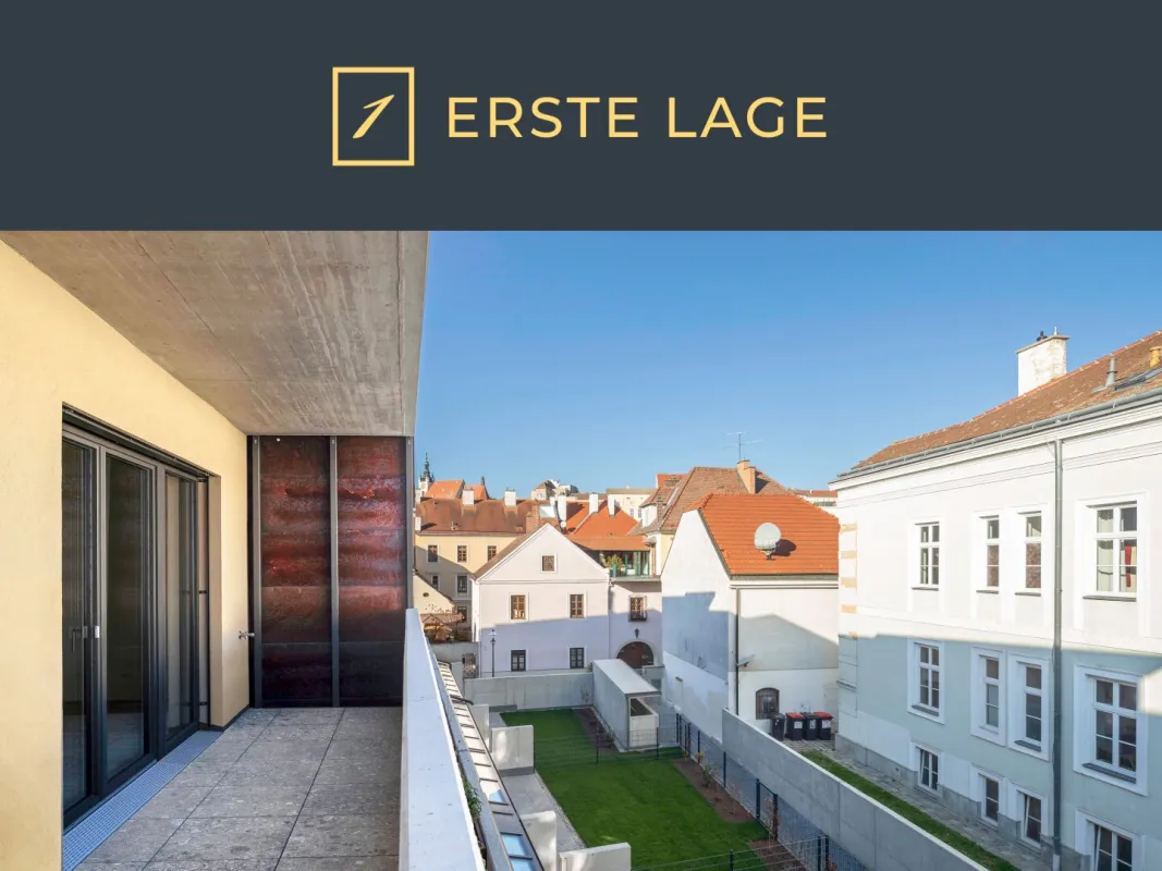 Krems, Altstadt, Neubau, Erstbezug: 4 Zimmer, 129m² Wfl., Loggia, Balkon, H12/T20 - Bild 1