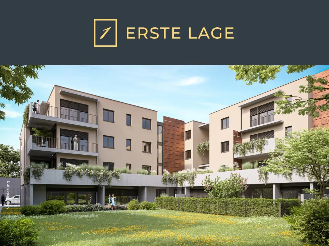 Krems, Altstadt, Neubau, Erstbezug: 3 Zimmer, 76m² Wfl., Loggia, Balkon, H10/T12 - Bild 1
